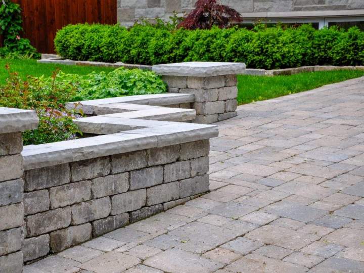Travaux d'enrochement pour jardins à Munster