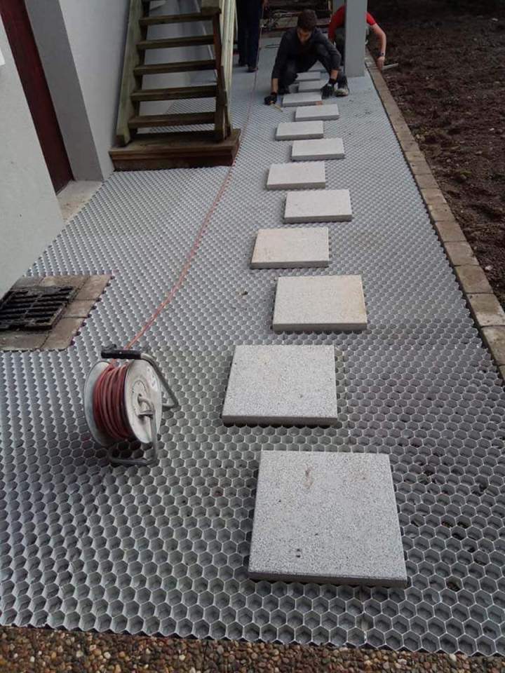 Création d'allées à Munster